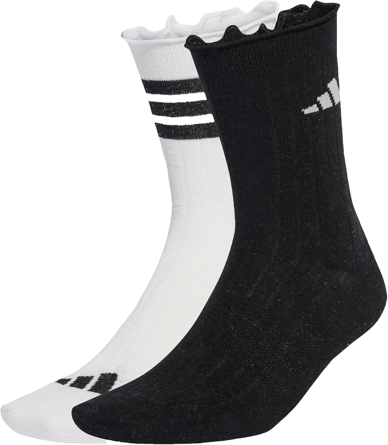 adidas ▫️ Glow Sock - Conjunto de 2 pares de meias unissexo para adulto