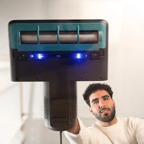 Cecotec ▫️ Aspirador e Limpador de Estofos Conga Rockstar 4000 Mattress. ForceSonic 400 W, 13 kPa, Luz UV-C, Heat Tech, Escova motorizada Power Brush, Cabo XXL de 5 m, Depósito duplo, Aromaterapia 3