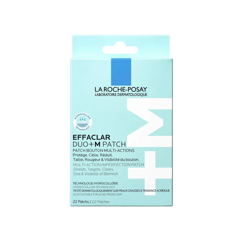 La Roche-Posay ▫️ Effaclar Duo+M Adesivos, Adesivos invisíveis para pele com acne