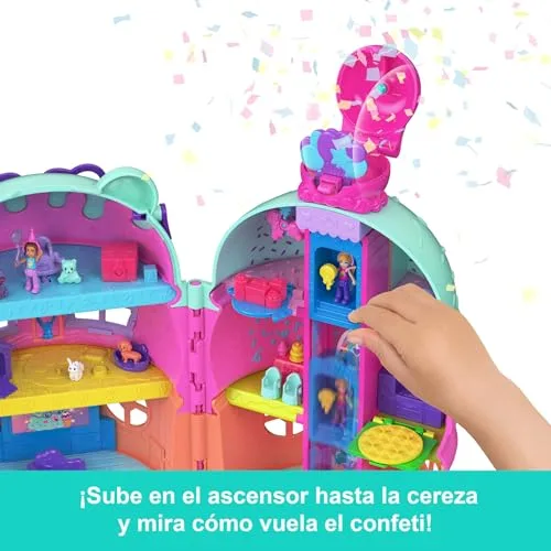 Polly Pocket ▫️ Conjunto de brinquedos «Grande Casa dos Gelados» 3
