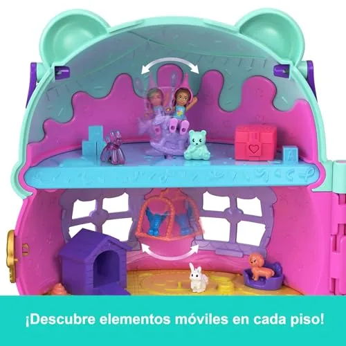 Polly Pocket ▫️ Conjunto de brinquedos «Grande Casa dos Gelados» 5