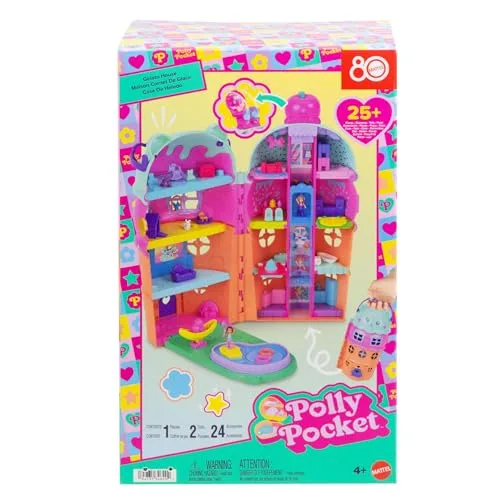 Polly Pocket ▫️ Conjunto de brinquedos «Grande Casa dos Gelados» 6