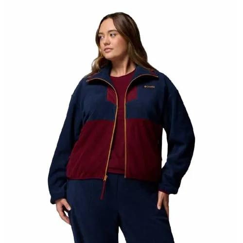Columbia ▫️ Sequoia Grove Full Zip Fleece Sequoia Grove - Camisola polar com fecho completo para mulher 4