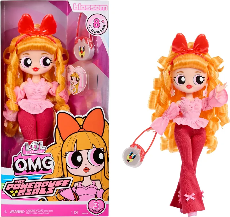 L.O.L. Surprise! ▫️ L.O.L. Surpresa! OMG Boneca das Powerpuff Girls - Flor - Inclui 1 boneca, embalagem às cegas, vem com roupa e acessórios, coleccione todas as 3