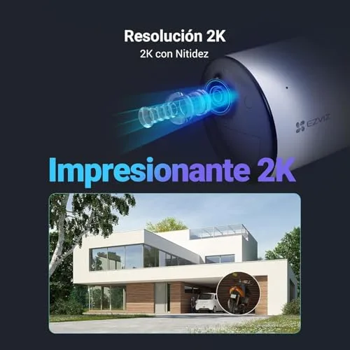 EZVIZ ▫️ Câmara de vigilância exterior 4G sem Wi-Fi com bateria recarregável de 5200 mAh, modo AOV 2K, deteção de pessoas/veículos, visão noturna a cores, áudio bidirecional, defesa ativa, CB3 (SEM SIM) 7