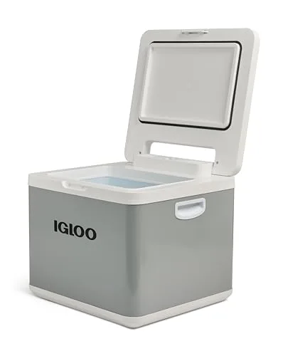 Igloo ▫️ IH45 Frigorífico híbrido com compressor de 43 L – Frigorífico elétrico de 12 V e 230 V para carro, campismo, autocaravana e barco – Mini-frigorífico híbrido, silencioso, potente e de baixo consumo 4