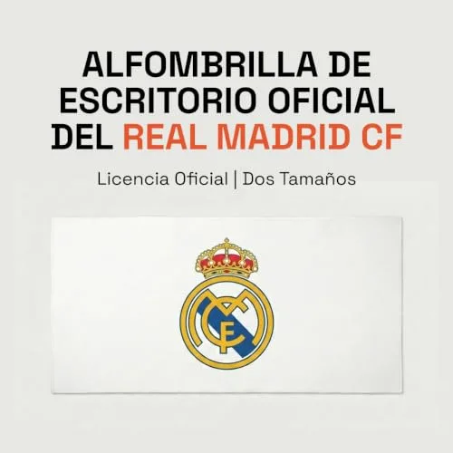 fan decor ▫️ Tapete de secretária do Real Madrid XXL 43 x 90 cm - Oficial 2