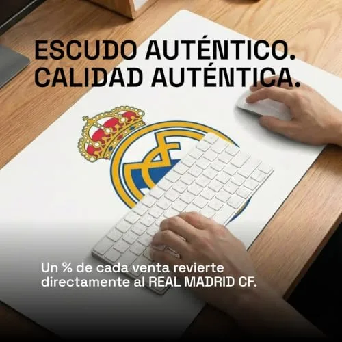 fan decor ▫️ Tapete de secretária do Real Madrid XXL 43 x 90 cm - Oficial 3