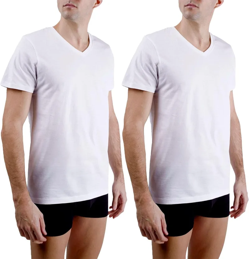 pierre cardin underwear ▫️ T-Shirt para homem (2 unidades)