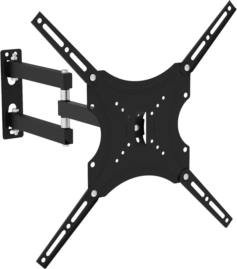TD Systems ▫️ P30X25A244 - Suporte de parede articulado duplo para televisores, com movimento completo, para ecrãs de 14 a 40 polegadas. VESA máximo de 400 x 400 mm
