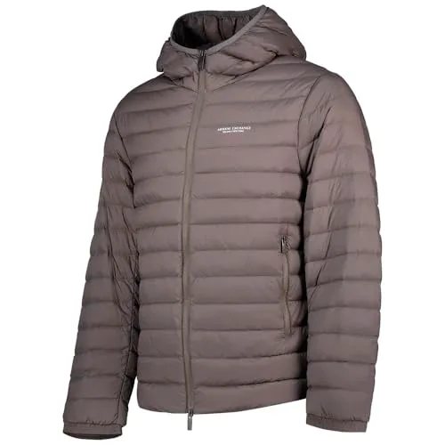 Armani Exchange ▫️ Essential, Casaco de manga comprida com acolchoado e logótipo com letras laterais para homem 2