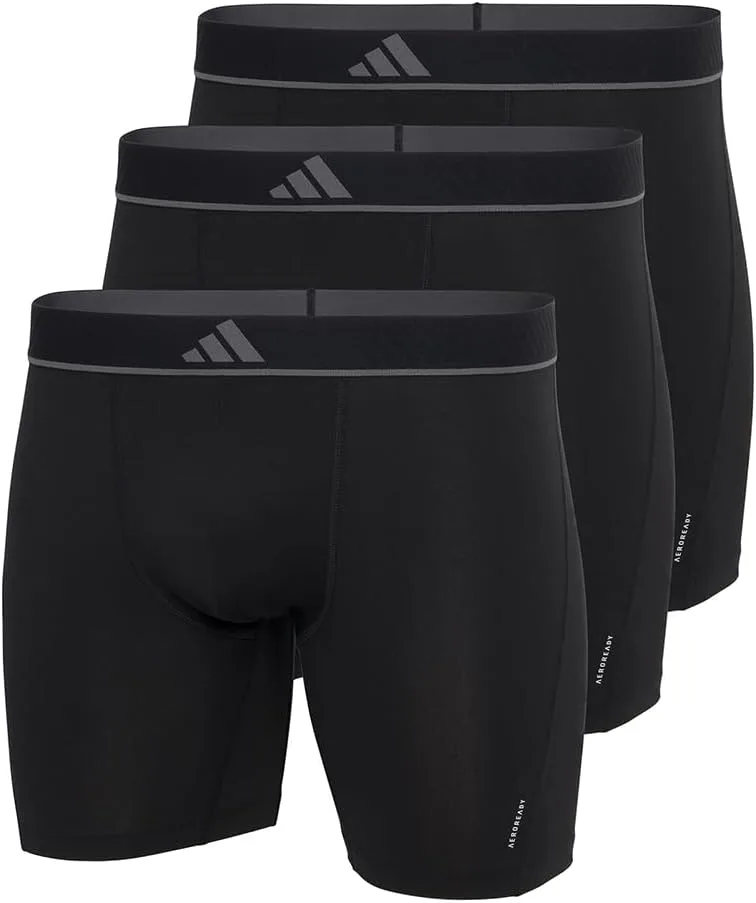 adidas ▫️ Microfiber Brief, Performance Boxer Briefs Roupa interior Pack de roupa interior para homem Roupa interior para homem 3