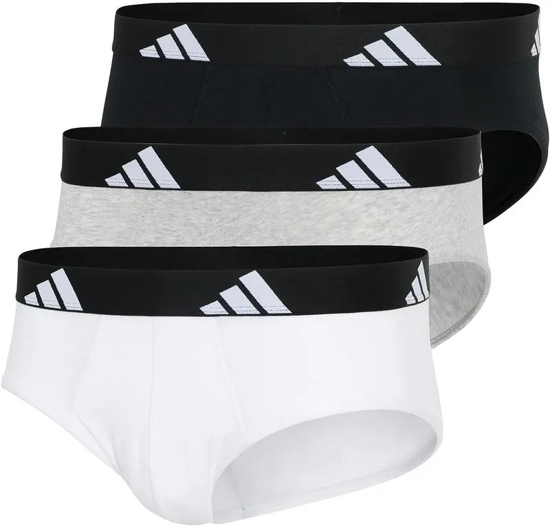 adidas ▫️ Roupa Interior Masculina - Cuecas (3 unidades) - Active Flex Cotton (Conjunto de 3)