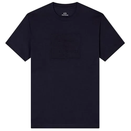 Armani Exchange ▫️ Camiseta de manga curta com logótipo tom sobre tom e gola redonda para homem 3