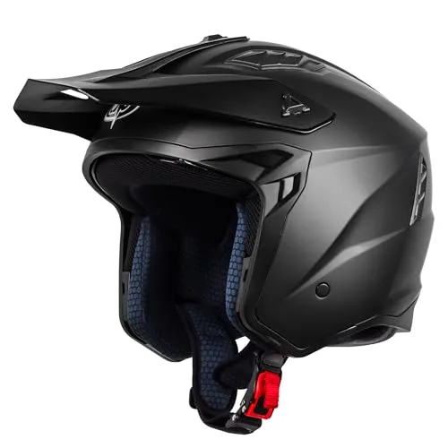 one ▫️ by Camamoto | Capacete para scooter e moto, Track Jet, Preto Mate, Integral com queixo removível, Homologado ECE R22-06, Tamanho M (57-58 cm) 2