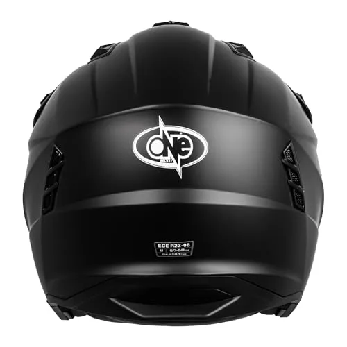 one ▫️ by Camamoto | Capacete para scooter e moto, Track Jet, Preto Mate, Integral com queixo removível, Homologado ECE R22-06, Tamanho M (57-58 cm) 4