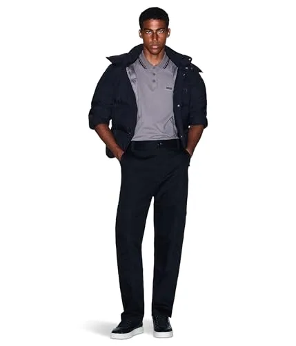Armani Exchange ▫️ Polo de manga curta com logótipo lateral e gola com três botões para homem 5