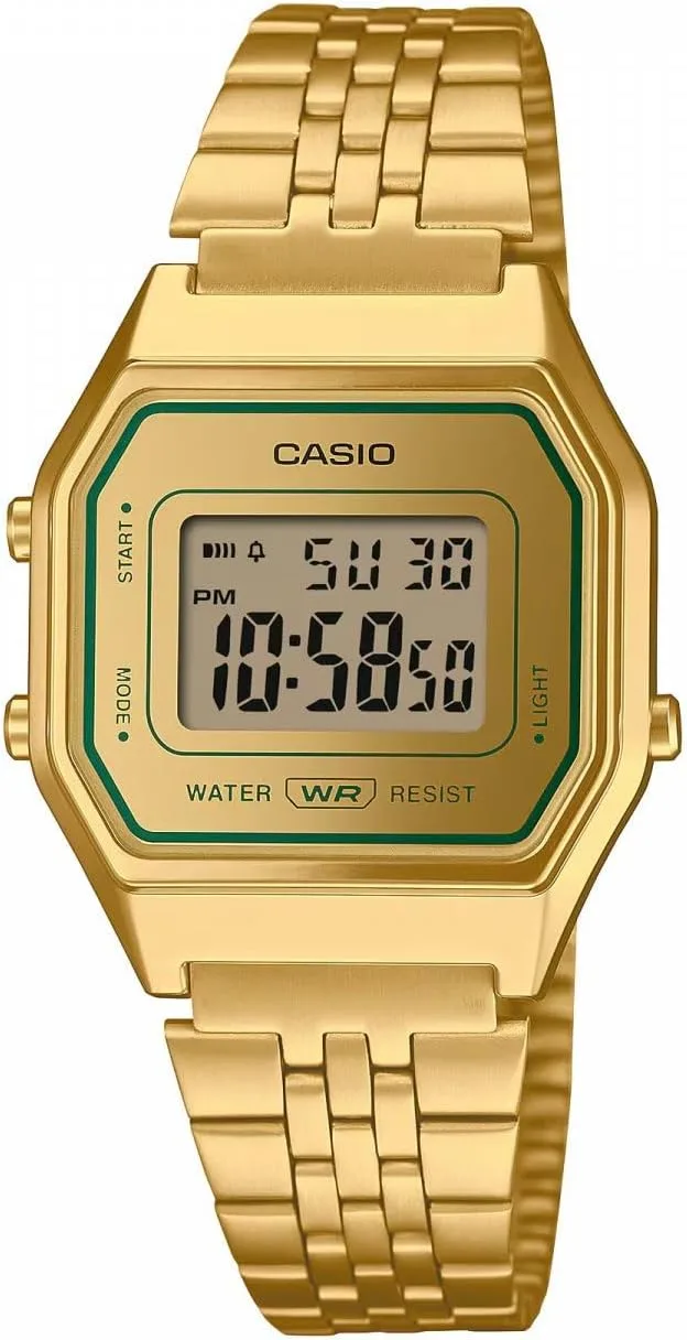 Casio ▫️ Relógio Vintage LA680WEGV-9AEF Unissexo Dourado
