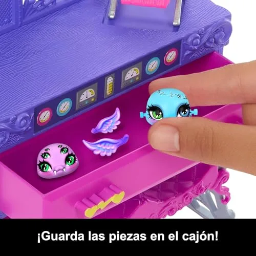 Monster High ▫️ Conjunto de brinquedos Make-A-Monster Pet com a boneca Frankie Stein 4