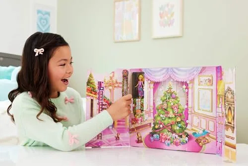 Mattel ▫️ Calendário do Advento Disney Princess com bonecas Rapunzel e Tiana 2