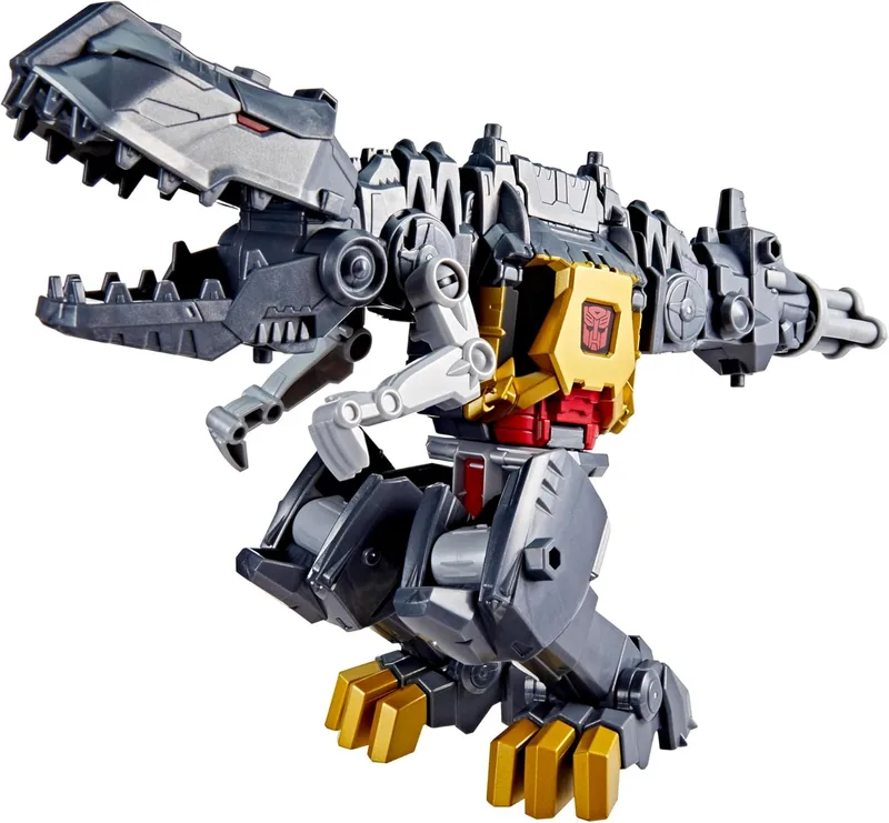 Transformers ▫️ CYBERWORLD, Figura de ação do Grimlock «Mandíbulas de Batalha»