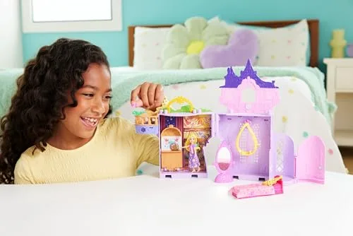 Mattel ▫️ Disney Princess Rapunzel Storytime Stackers Casa de Bonecas 2