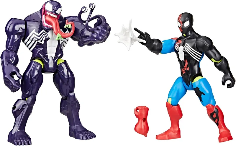 Spider-Man ▫️ Hasbro Marvel SPD MixMashers, Figuras de ação de super-heróis, Brinquedo personalizável, Diversão com os amigos, Ideia de presente para meninos e meninas a partir dos 4 anos