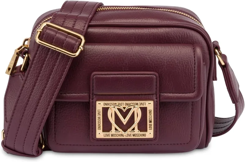 Love Moschino JC4092PP1NLI0552, Bolsa de mão para mulher, vinho, única, Vinho, Tamanho único