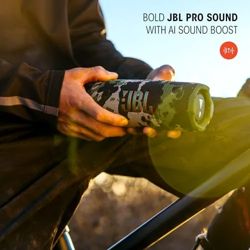 JBL ▫️ Flip 7: Altifalante portátil à prova de água e resistente a quedas, som Pro Bold com IA Sound Boost, 16 horas de autonomia e sistema PushLock com acessórios intercambiáveis (roxo) 6
