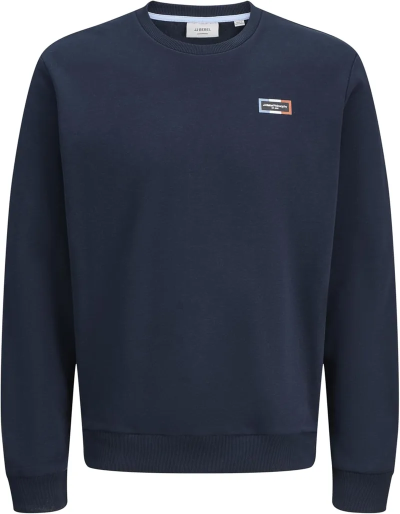 JJ REBEL ▫️ Sweat Crew Neck Jrebdrummer Sweatshirt com gola redonda para homem