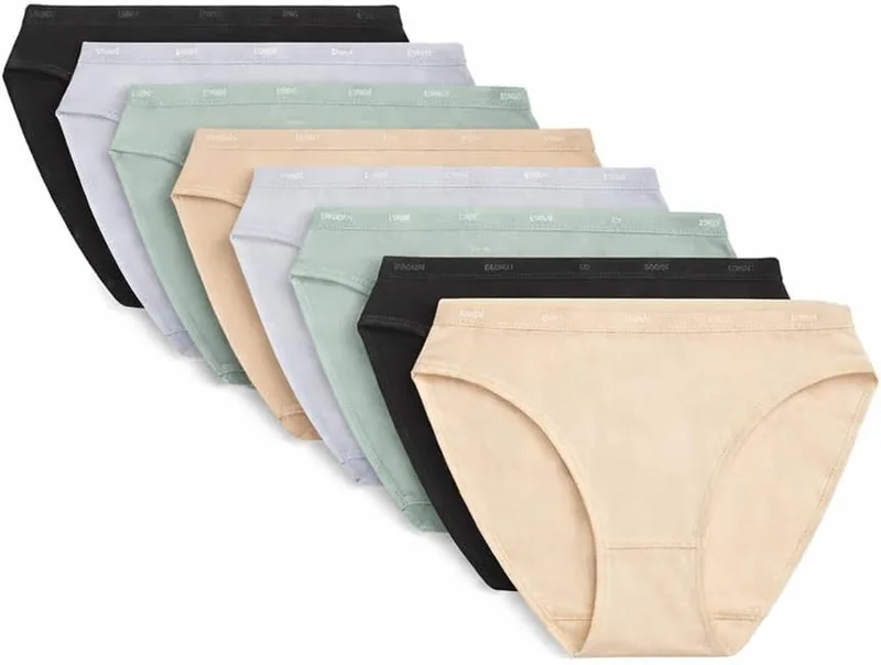 Dim ▫️ Mulher Calções com Bolsos Ecodim Algodão Macio Cores x8