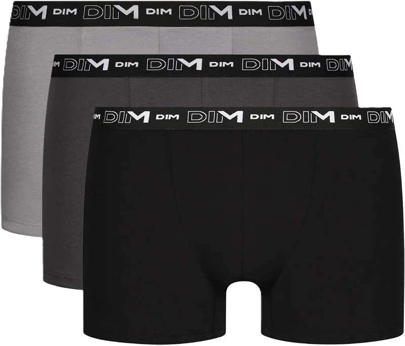 Dim ▫️ Conjunto de 3 boxers com cós em contraste para homem x3