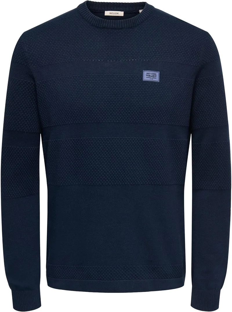 Only & Sons ▫️ Onsmalik Reg 12 Pinaple Malha para homem