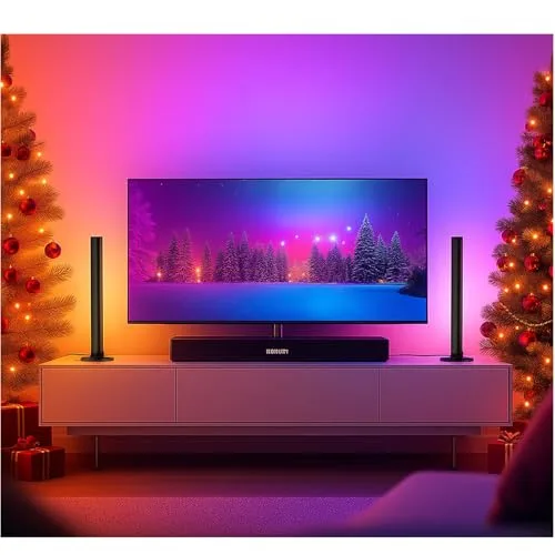 LuminexDesigns ▫️ Barra de luz LED RGB de 25 cm VYBE Desk 2