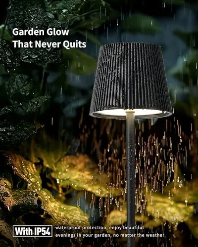 LuminexDesigns ▫️ Candeeiros de mesa de cabeceira sem fios, recarregáveis VELA TL02 6