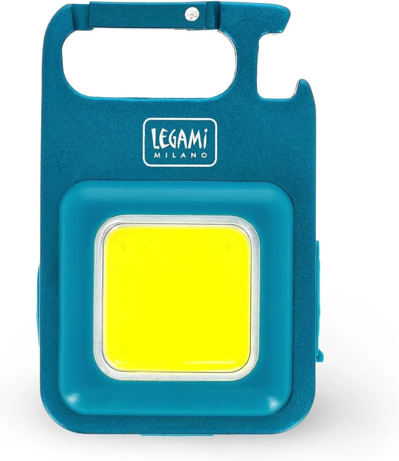 Legami ▫️ Luz LED COB recarregável, 4 modos de iluminação, intensidade baixa-média-alta ou intermitente, base magnética, até 3 horas de iluminação