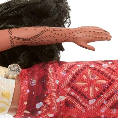 Mattel ▫️ Disney Moana 2 Boneca Tautai Nadadora e acessórios 5