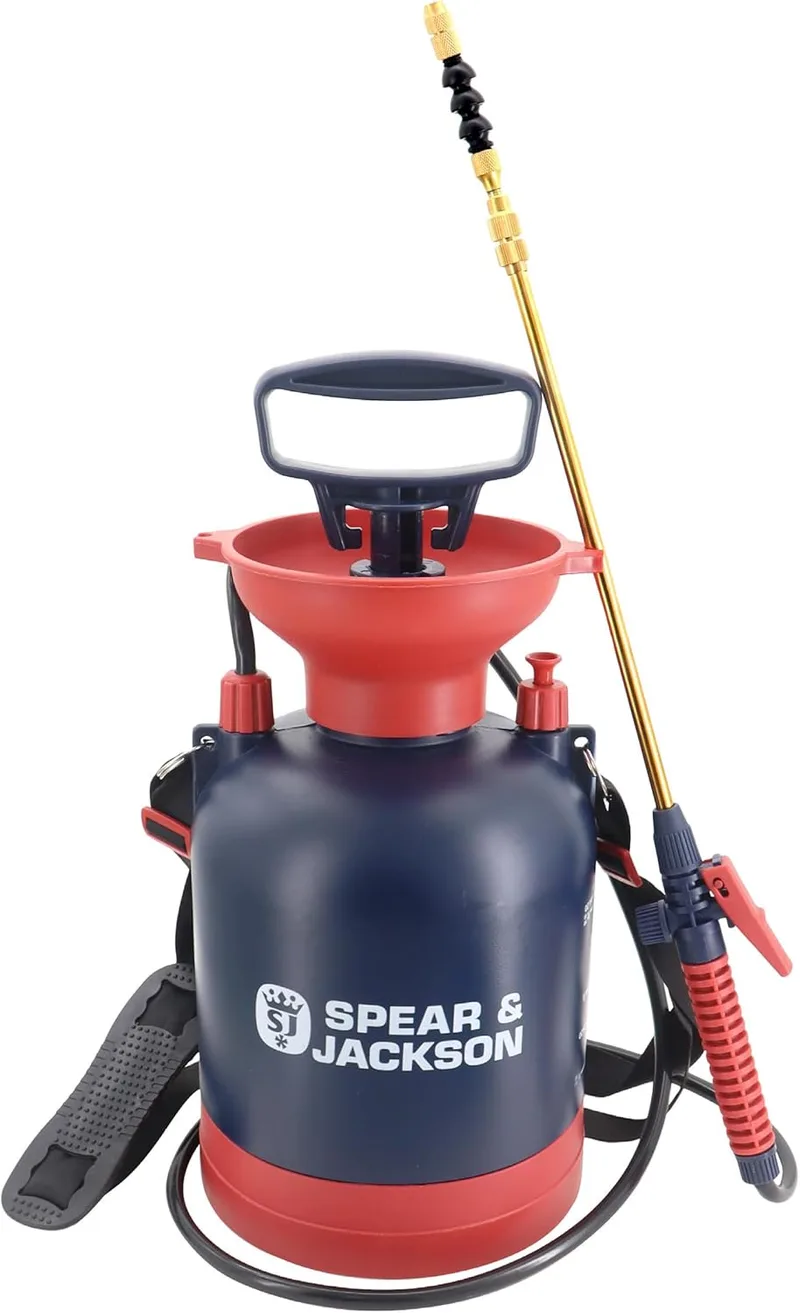 Spear & Jackson ▫️ 3LPUMP Pulverizador de pressão de 3 litros com bomba para uso geral