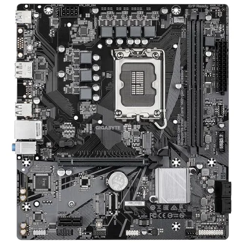 Gigabyte Technology ▫️ Placa-mãe GIGABYTE H610M D3W DDR4 - Compatível com processadores Intel Core de 14.ª geração, VRM de 5+1+1 fases, até 3200 MHz DDR4, 1x PCIe 3.0 M.2, LAN 1 GbE, USB 3.2 Gen 1 2