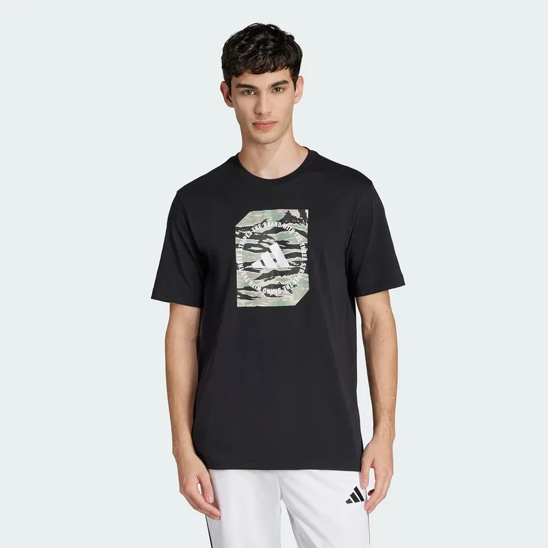 adidas Originals ▫️ T-shirt gráfica adidas Camo Shape Graphic para homem
