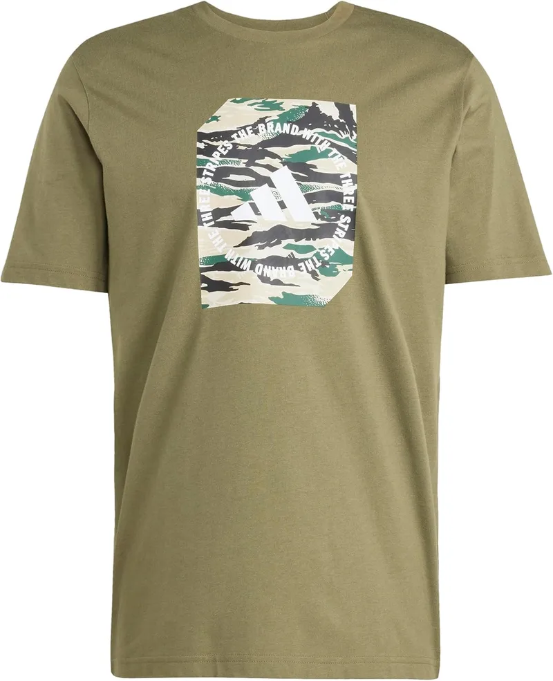 adidas Originals ▫️ T-shirt gráfica adidas Camo Shape Graphic para homem