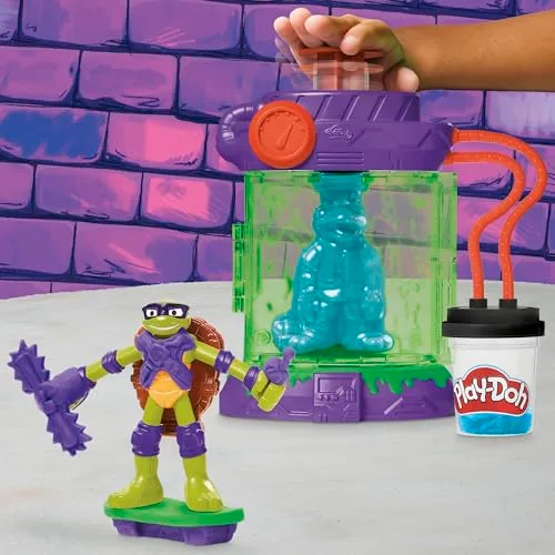 Play-Doh ▫️ Tartarugas Ninja, Conjunto de Jogo «Estação de Mutação» 2
