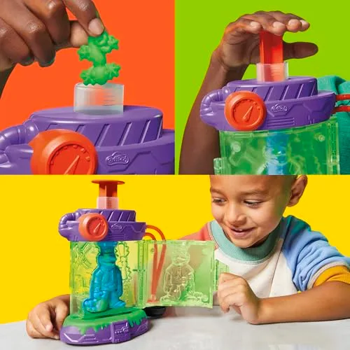 Play-Doh ▫️ Tartarugas Ninja, Conjunto de Jogo «Estação de Mutação» 4