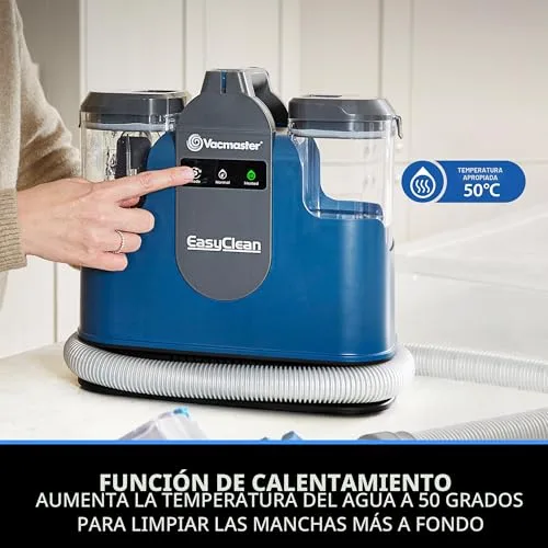 Vacmaster ▫️ SCC1201H 500 W Aspirador e limpador de tapetes com tecnologia de aquecimento. Aparelho de limpeza de estofos, ideal para limpar sofás, bancos de automóvel e alcatifas 4