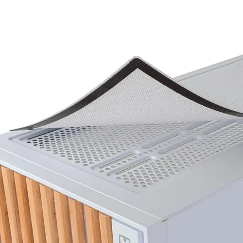 NOX XTREME PRODUCTS ▫️ Hummer Element - Semitorre ATX | M-ATX | ITX, painel frontal e superior com grelha, painel lateral em vidro temperado, 3 ventoinhas de 140 mm, espaço para 10 ventoinhas, USB-C e 3.0, cor branca 6