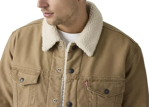 Levi's ▫️ Casaco Big & Tall Sherpa Trucker para homem 2
