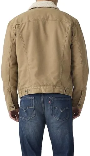 Levi's ▫️ Casaco Big & Tall Sherpa Trucker para homem 4