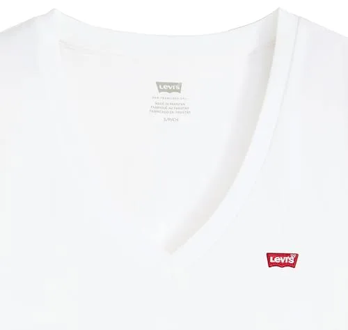 Levi's ▫️ 2pack Vneck Tees Camiseta de Mulher (Conjunto de 2) 6