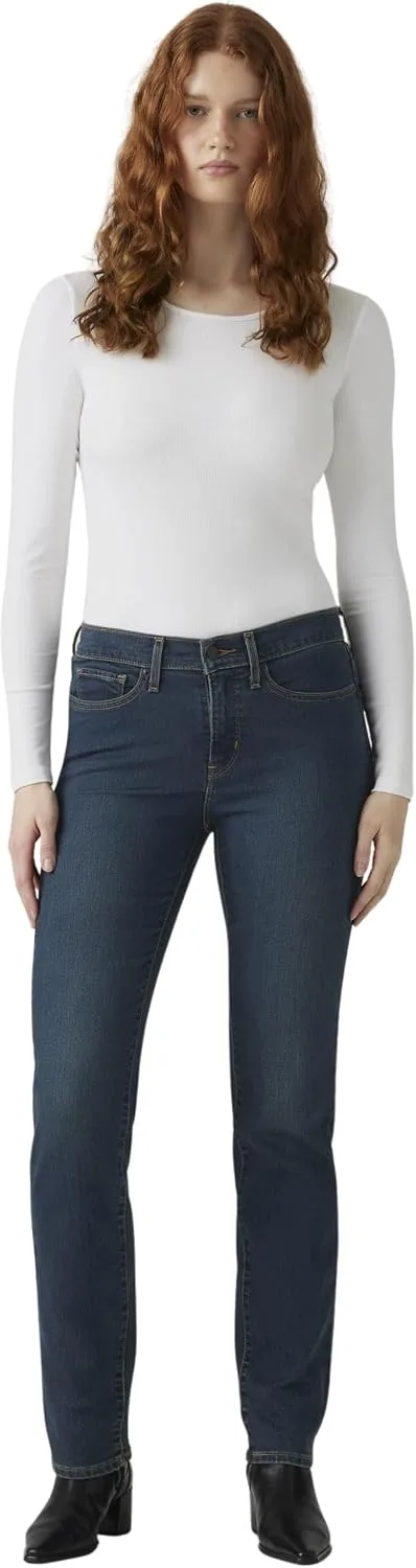 Levi's ▫️ 314 Shaping Straight - Calças de ganga para mulher