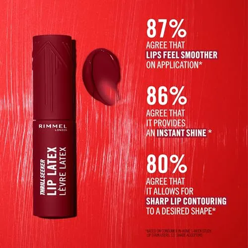 Rimmel London ▫️ Thrill Seeker Lip Latex | Batom líquido | Tom Main Character 300 | 6 ml 6